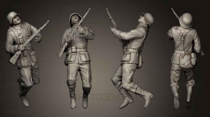 Military figurines (STKW_0081) 3D model for CNC machine